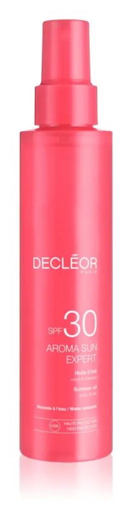 Decleor Aroma Sun Expert, Summer Oil SF 30 (Olejek do opalania do ciała i włosów SPF 30)