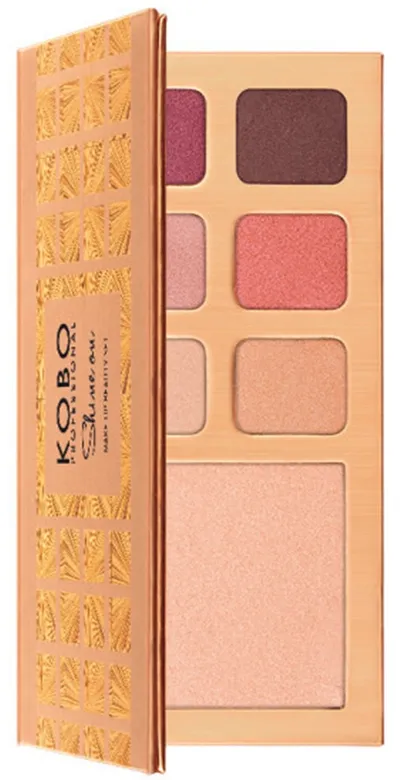 Kobo Professional Shine On Make Up Beauty Set (Paleta 6 cieni + rozświetlacz)