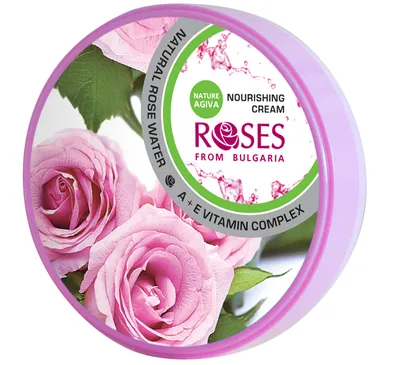 Nature of Agiva Nourishing Cream (Nawilżający krem z wodą różaną i wit. A i E)