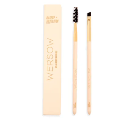 Makeup Obsession London Makeup Obsession London x Wersow, Hello Brows Set (Zestaw pędzelek + spiralka do brwi)