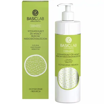 BasicLab Dermocosmetics Dermatis, Wygładzający żel myjący przeciw niedoskonałościom