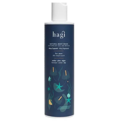 Hagi For Men, Natural Body Wash Ahoi Captain! (Naturalny żel do mycia `Ahoj Kapitanie!`)