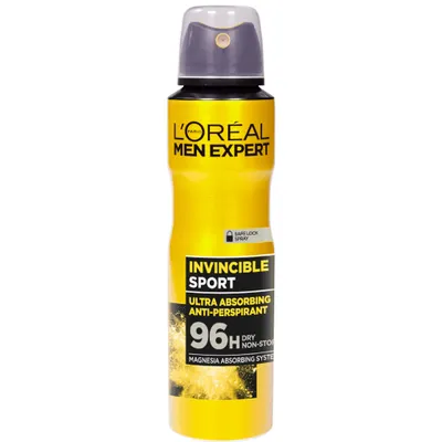 L'Oreal Paris Men Expert, Invincible Sport, Anti-perspirant Spray 96h (Antyperspirant w sprayu)