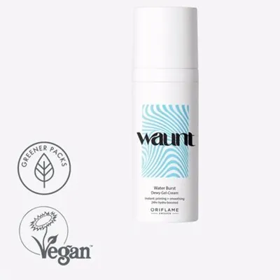 Oriflame Waunt, Water Burst Dewy Gel-Cream (Intensywnie nawilżajacy krem-żel do twarzy)