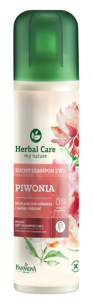 Herbal Care Suchy szampon 2 w 1 `Piwonia`