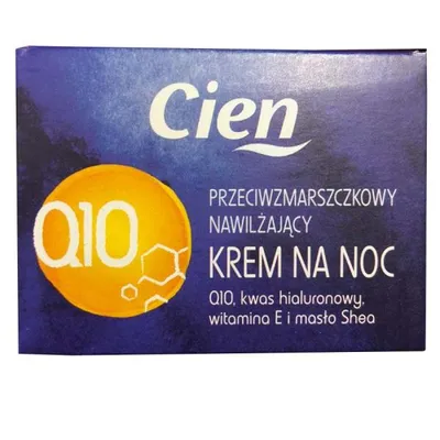 Cien Q10,  Anti - Wrinkle Night Cream (Przeciwzmarszczkowy krem do twarzy na noc)