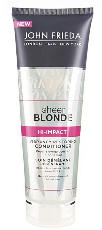 John Frieda Sheer Blonde, Hi-impact Vibrancy Restoring Conditioner (Odżywka regenerująca do włosów blond)