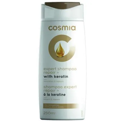 Cosmia Expert Repair, Shampoo with Keratin (Szampon  do włosów zniszczonych)