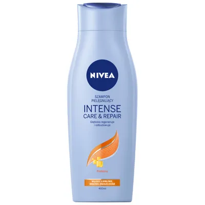 Nivea Intense Care & Repair, Szampon pielęgnujący do włosów łamliwych, mocno zniszczonych