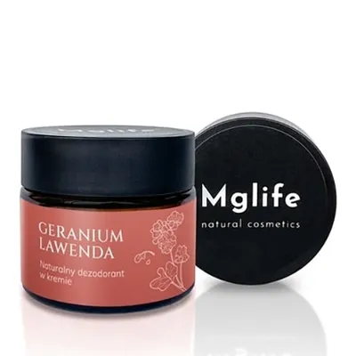 Mglife Naturalny dezodorant w kremie` Geranium i lawenda`