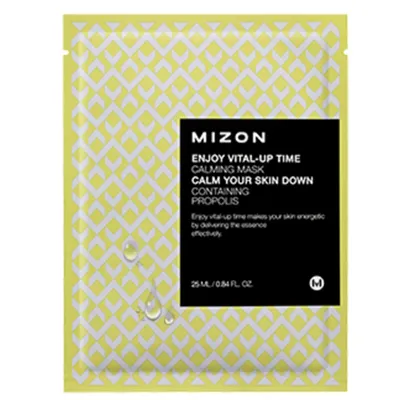 Mizon Enjoy Vital-Up Time, Calming Mask with Propolis (Maska z propolisem  kojąca)