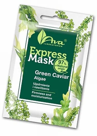 Laboratorium Kosmetyczne AVA Express Mask Green Caviar Algae (Nawilżająca maska z kompleksem algowym i zielonym kawiorem)