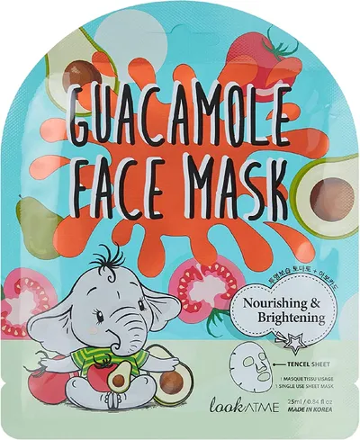 Look at Me Guacamole Face Mask (Odżywczo- rozświetlająca maska w płachcie `Ekstrakt z pomidora i olej z awokado`)