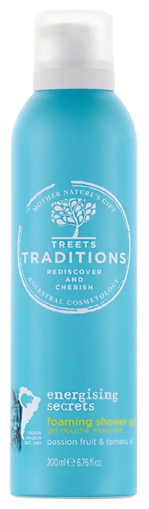 TreetS Traditions, Energizing Secrets, Foaming Shower Gel (Pianka pod prysznic)