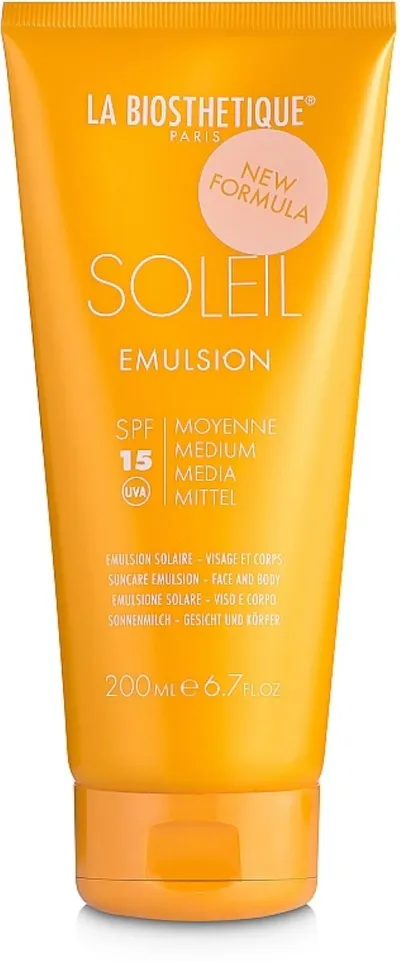 La Biosthetique Emulsion Soleil SPF 15 (Wodoodporna emulsja do twarzy i ciała SPF 15)