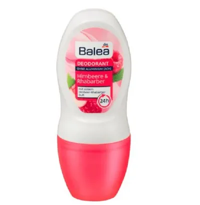 Balea Himbeere & Rhabarber, Deodorant Roll-on 24h (Dezodorant w kulce)