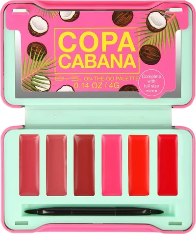 BYS Cosmetics On-The-Go Copa Cabana Palette (Paleta błyszczyków do ust)