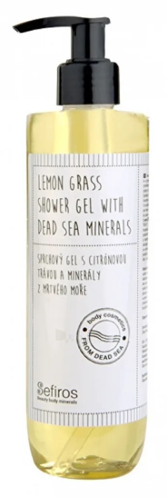 Sefiros Lemon Grass Shower Gel (Żel pod prysznic z trawą cytrynową i minerałami z Morza Martwego)