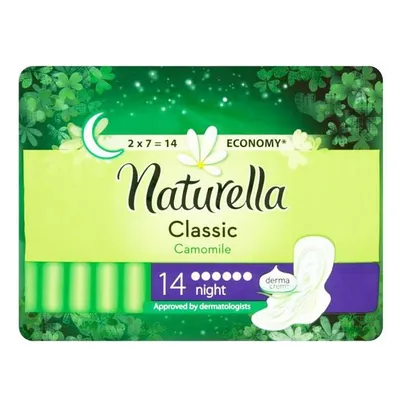 Naturella Classic Night Camomile, Podpaski higieniczne