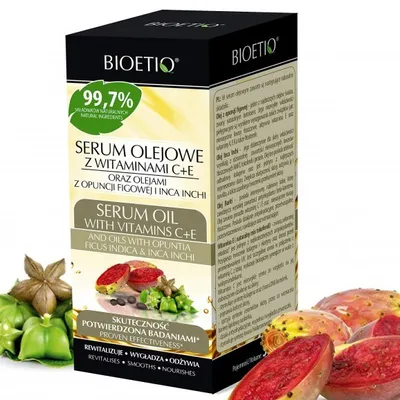 Bioetiq Serum Oils with vitamins C+E (Serum olejowe z witaminami C+E oraz olejami z opuncji figowej i Inca Inchi)
