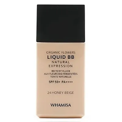 Whamisa BB Creme Organic Flowers Liquid BB Natural Expression SPF 50+ PA++++ (Krem BB)