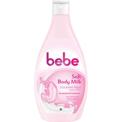Bebe (Young Care) Soft Body Milk für Trockene Haut (Balsam do ciał z olejkiem z jojoby)