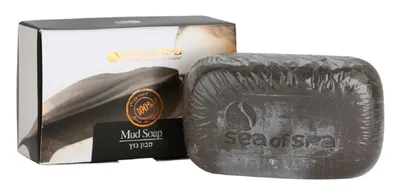 Sea of Spa Essential Dead Sea Treatment Black Mud Soap (Mydło w kostce z czarnym błotem)