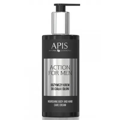 Apis Action For Men, Odżywczy krem do ciała i dłoni