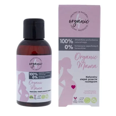 4Organic Organic Mama, Naturalny olejek przeciw rozstępom