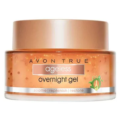 Avon True, Ageless Restoring Overnight Gel (Żelowa maska na noc z mikrokapsułkami antyoksydantów [Odmładzający żel na noc])