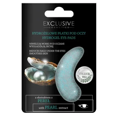 Exclusive Cosmetics Hydrożelowe płatki pod oczy z ekstraktem z pereł