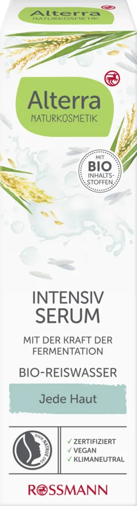Alterra Intensiv Serum Bio-Reiswasser (Serum do twarzy `Woda ryżowa`)