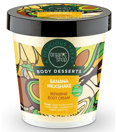 Organic Shop Body Desserts, Banana Milkshake (Krem do ciała)