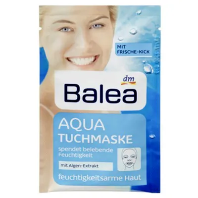 Balea Aqua, Tuch-Maske (Maseczka nawilżająca w płachcie)