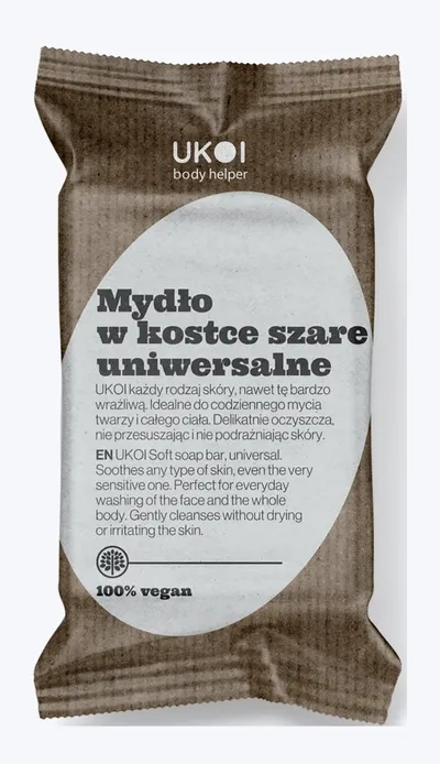 Ukoi Mydło w kostce szare uniwersalne