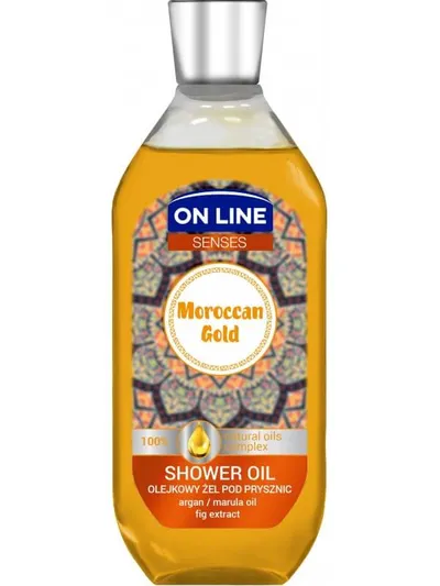 On Line Senses, Moroccan Gold Shower Oil (Olejkowy żel pod prysznic)