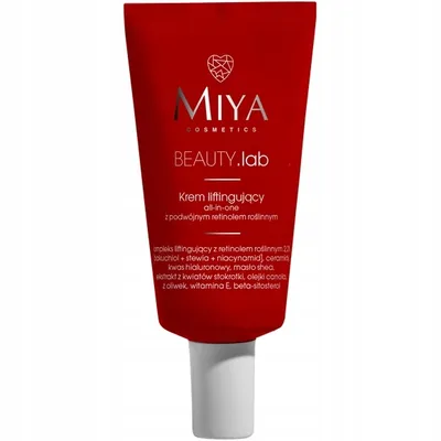 Miya Cosmetics BEAUTY.lab, Krem liftingujący all-in-one z podwójnym retinolem roślinnym