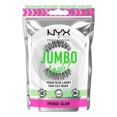 NYX Professional Makeup Jumbo Lash!, Vegan False Lashes Fringe Glam (Sztuczne rzęsy na pasku)
