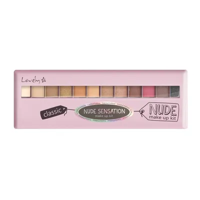 Lovely Classic Nude Sensation Make Up Kit (Paleta cieni do powiek)