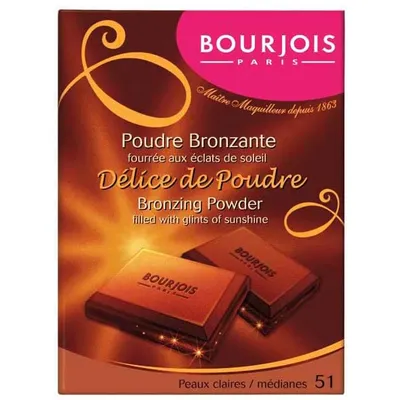 Bourjois Delice de Poudre, Bronzing Powder (Puder brązujący prasowany)