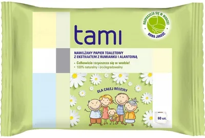 Tami Nawilżany papier toaletowy z ekstraktem z rumianku i alantoiną