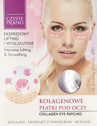 Czyste Piękno Kolagenowe płatki pod oczy