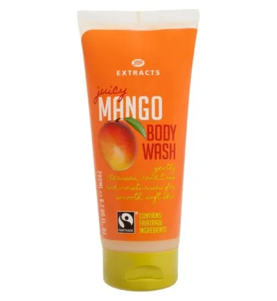 Boots Extracts Fairtrade, Mango Body Wash (Żel pod prysznic `Mango`)