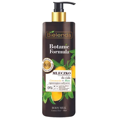 Bielenda Botanic Formula, Mleczko do ciała `Cytrynowiec + mięta `