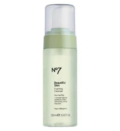 No7 Beautiful Skin, Foaming Cleanser for Normal Oily Skin (Pianka do mycia twarzy)