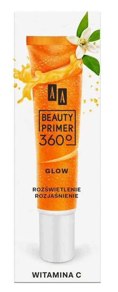 AA Beauty Primer 360 , Rozświetlająca baza pod makijaż z witaminą C
