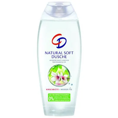 CD Kirschblute & Weisser Tee, Natural Soft Dusche (Żel pod prysznic `Kwiat wiśni i biała herbata`)