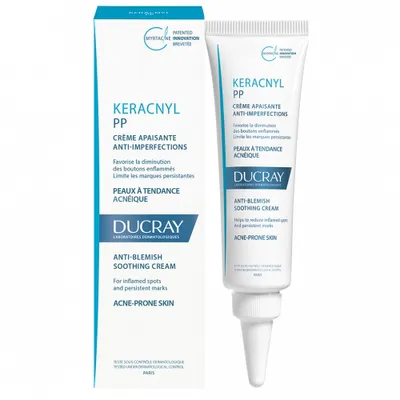 Ducray Keracnyl PP+, Creme Apaisante Anti - Imperfections (Krem kojący przeciw niedoskonałościom)