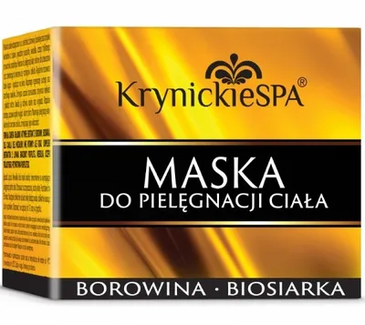 Krynickie Spa Maska do pielęgnacji ciała `Borowina i biosiarka`