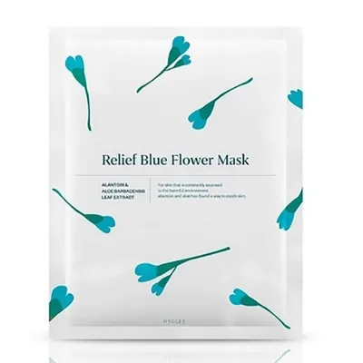 Hyggee Relief Blue Flower Mask (Kojąca maska w płachcie)